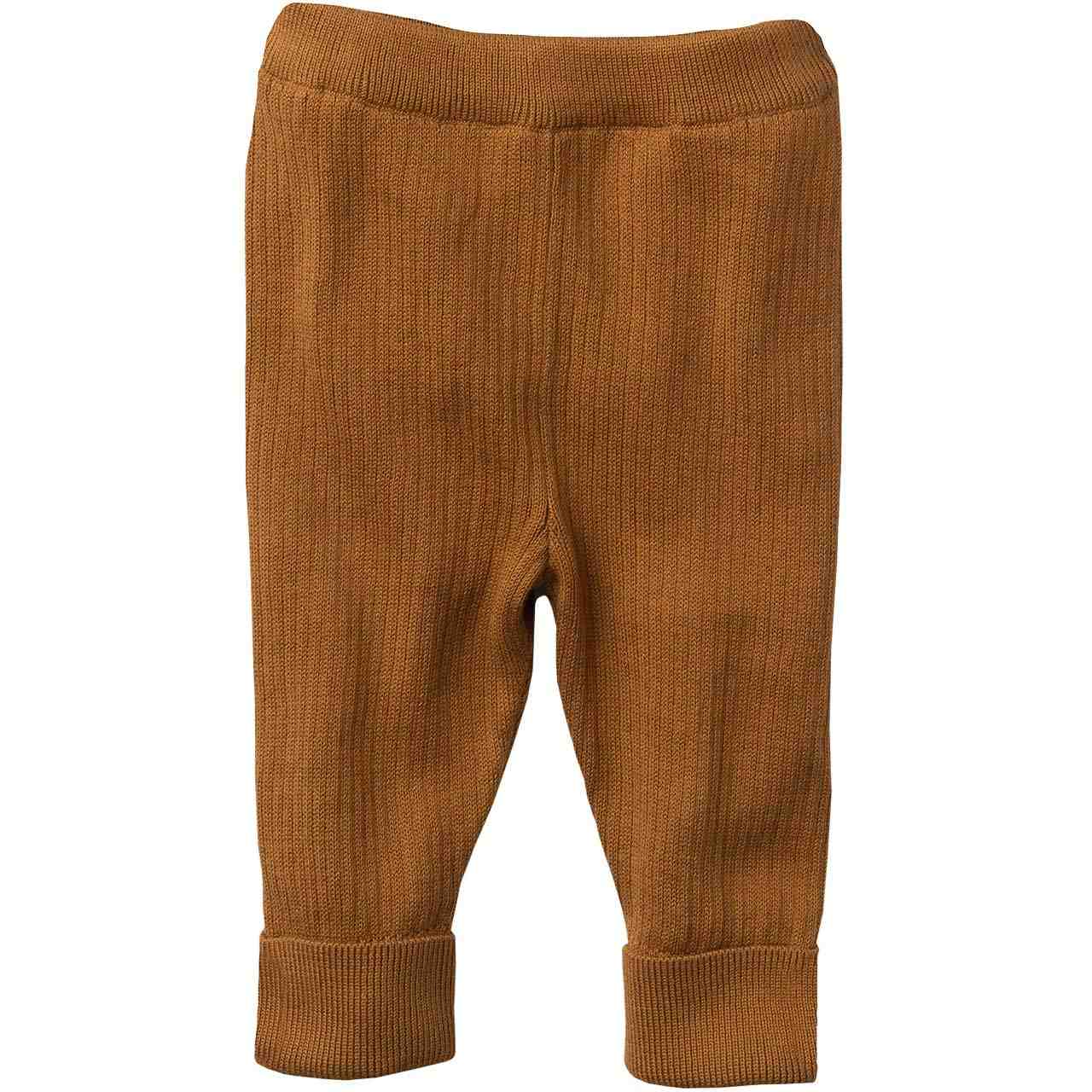 Warme Strickhose karamell