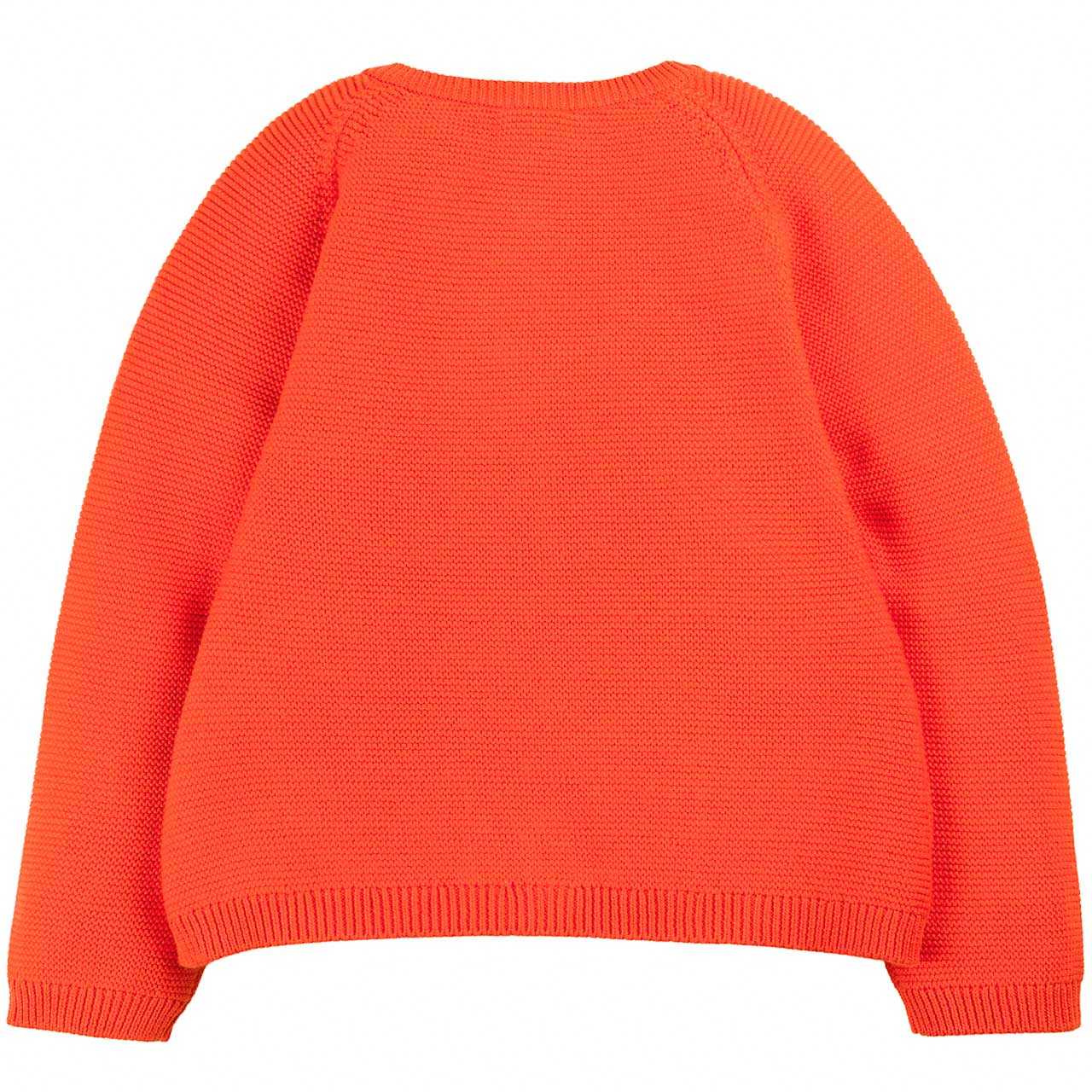 Strickjacke Gänseblümchen orange