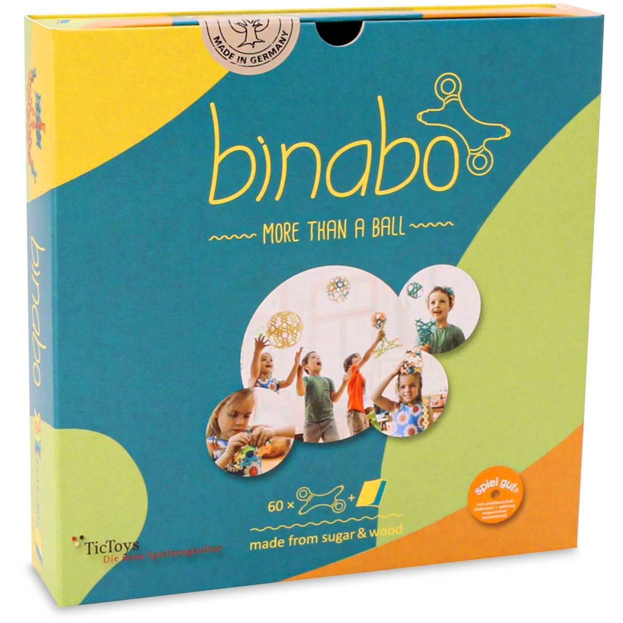 Konstruktionsspiel 60 Binabo Chips – 4 Farben