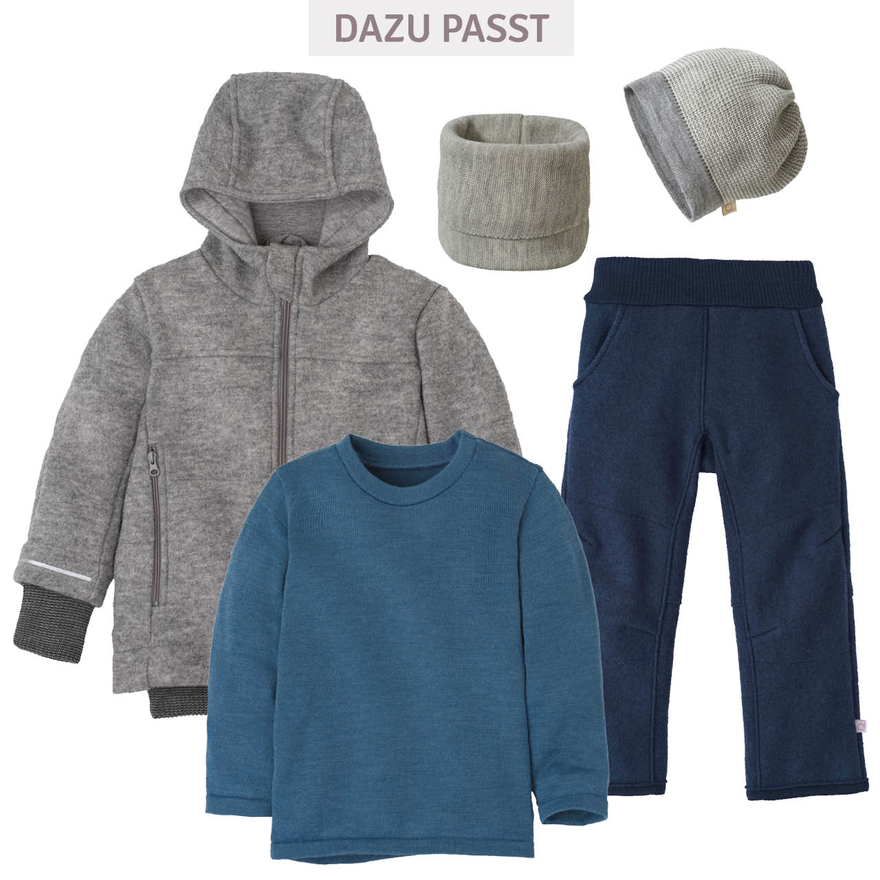 Walk Outdoor Jacke gefüttert grau