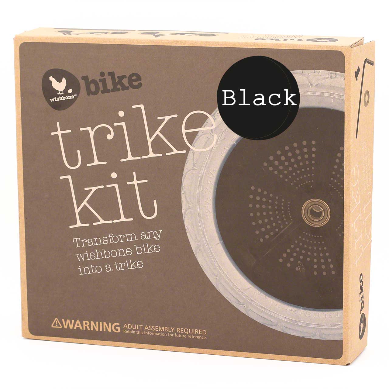 Umbauset zum Dreirad - Trike Kit - für das "2in1" Bike black - Modell  Bike ab 2020