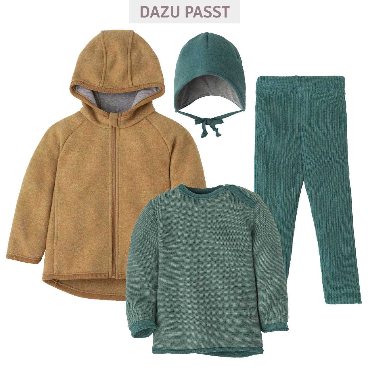 Woll Leggings eukalyptus warm und mitwachsend