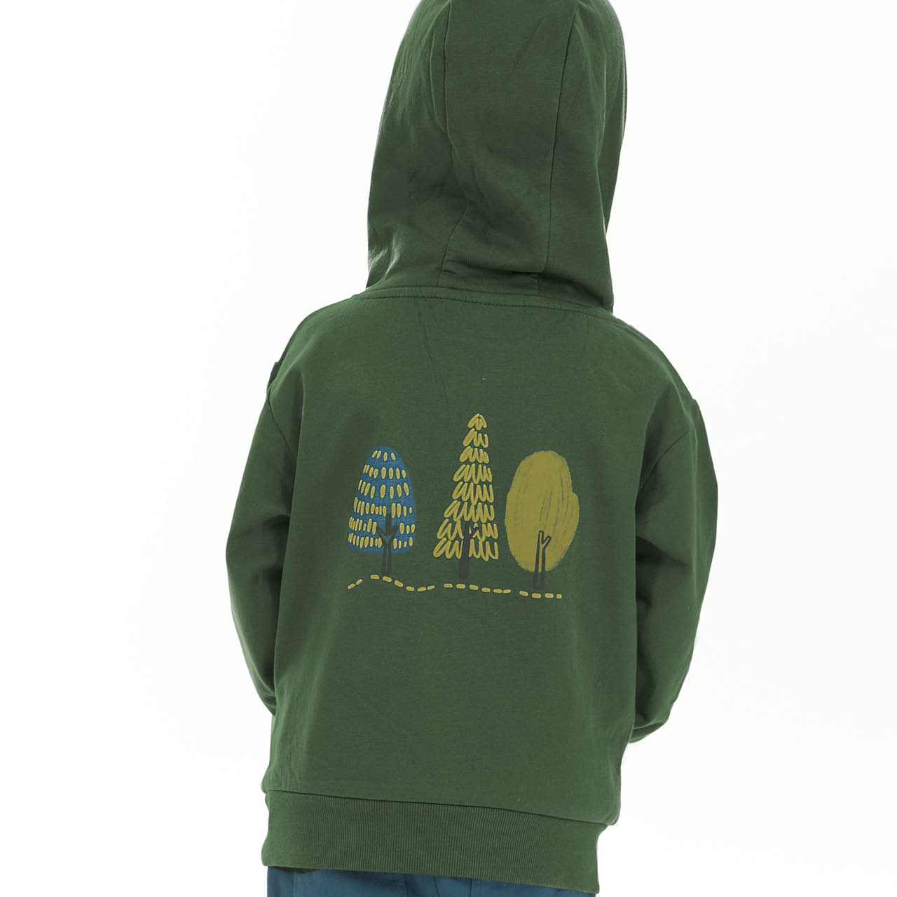 Warmer Sweat Kapuzenpullover Rückenprint