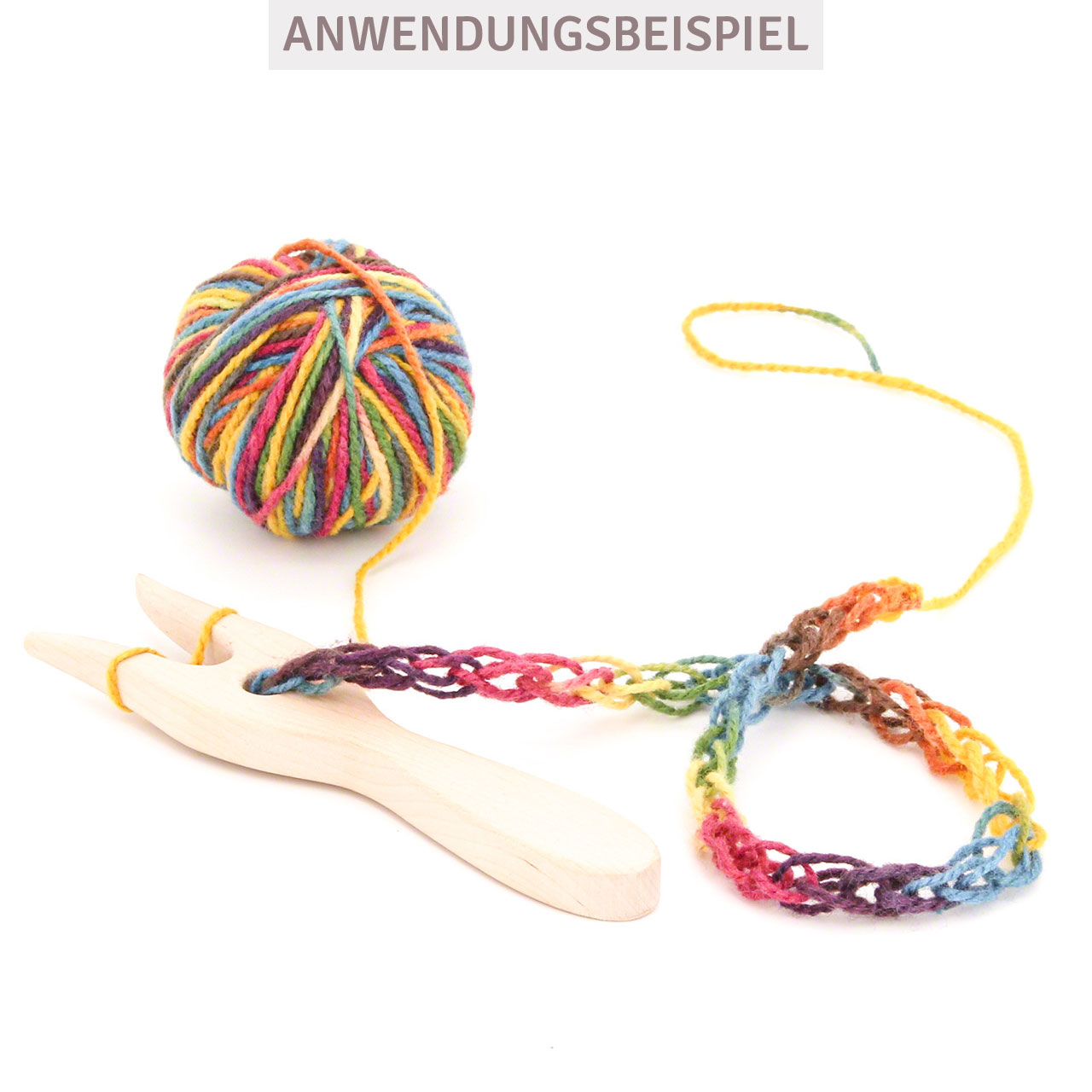 Strickgabel mit Anleitung