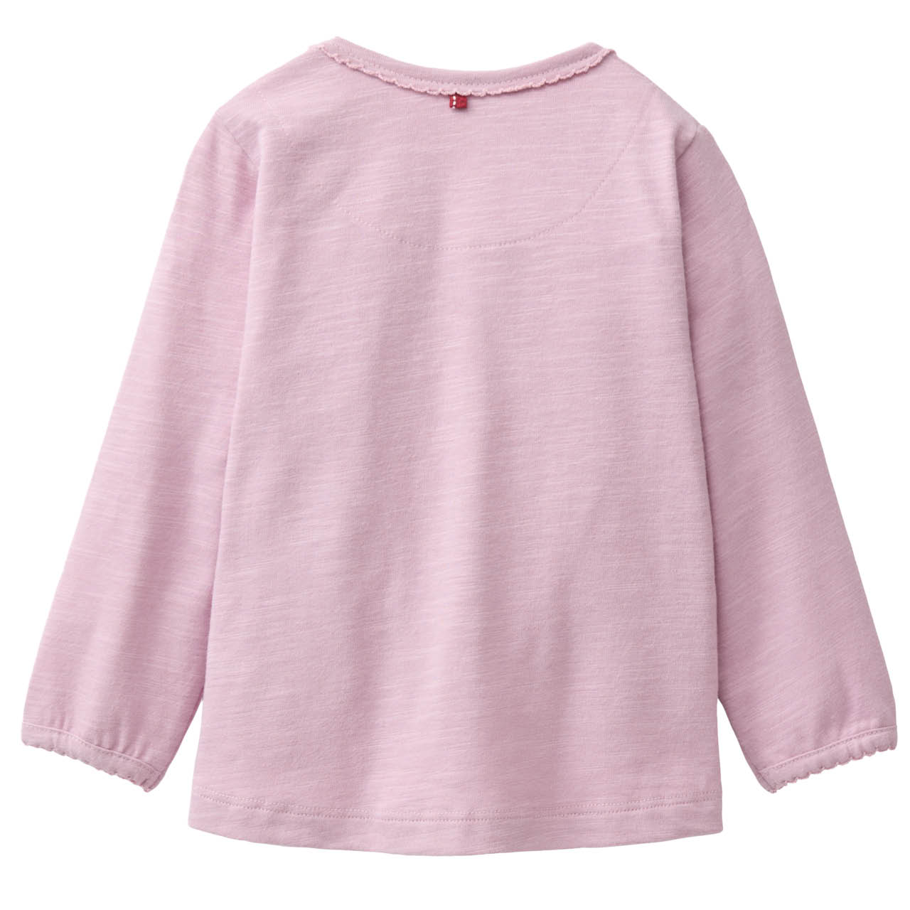 Süßes Langarmshirt Vogel rosa