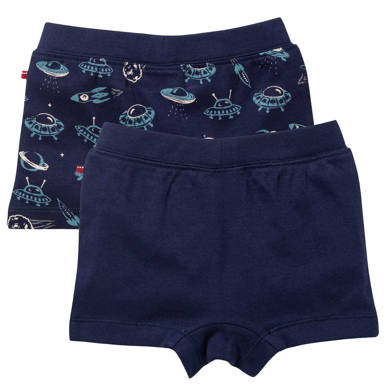 Boxershorts Doppelpack Weltall + dunkelblau