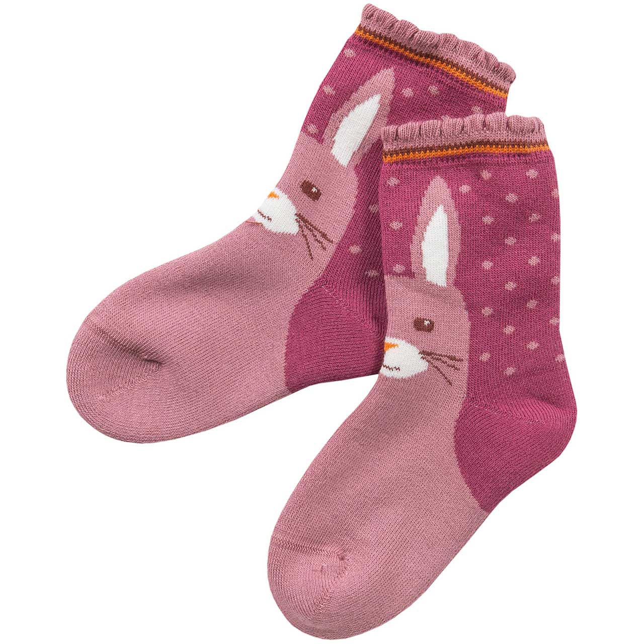 Frotteesocken Hase beere