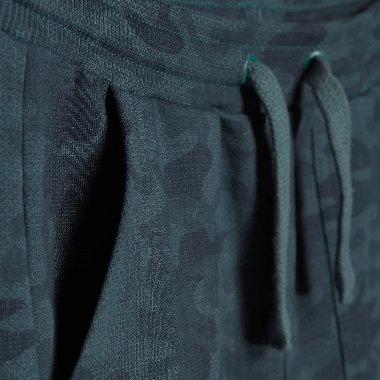 Kuschelige Sweat Jogginghose Camouflage blaugrau