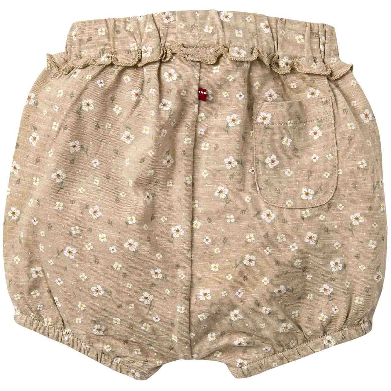 Leichte Shorts Gänseblümchen beige