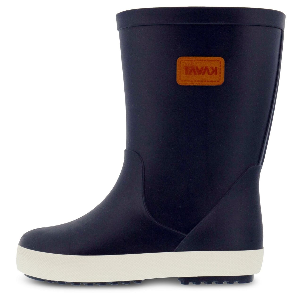 Weiche Regenstiefel mit Profil marine