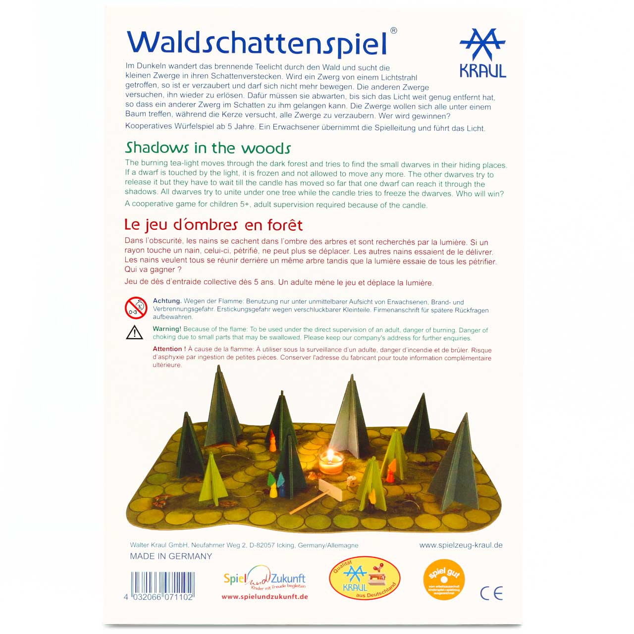 Waldschattenspiel – Kooperatives Brettspiel ab 5 Jahren