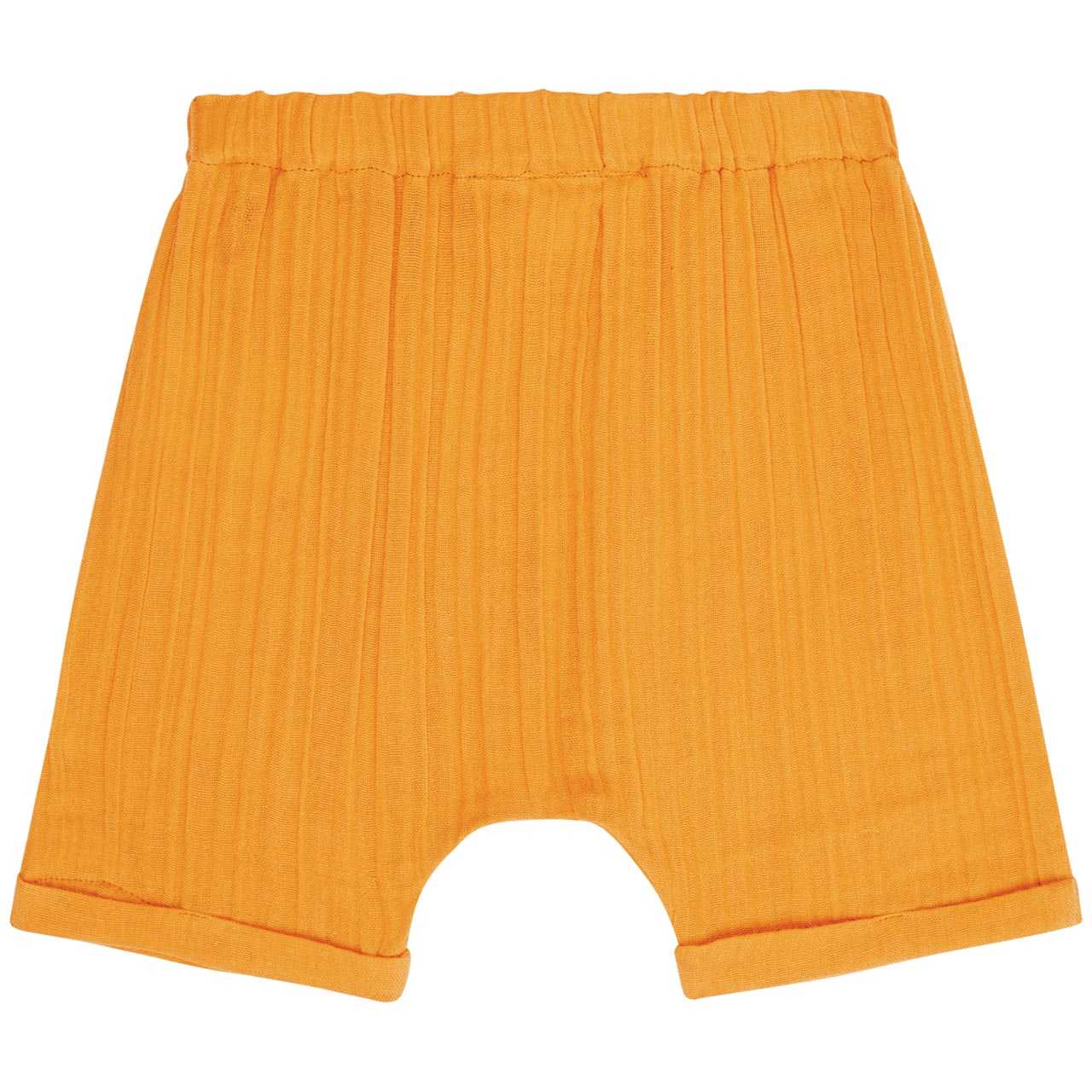 Musselin Shorts luftig curry-gelb