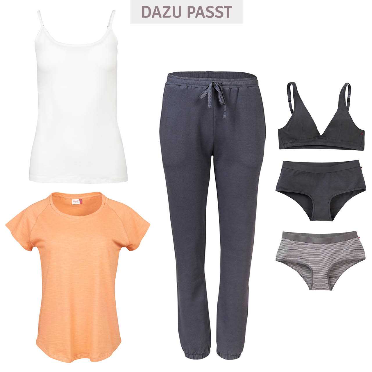 Leichtes Damen T-Shirt papaya