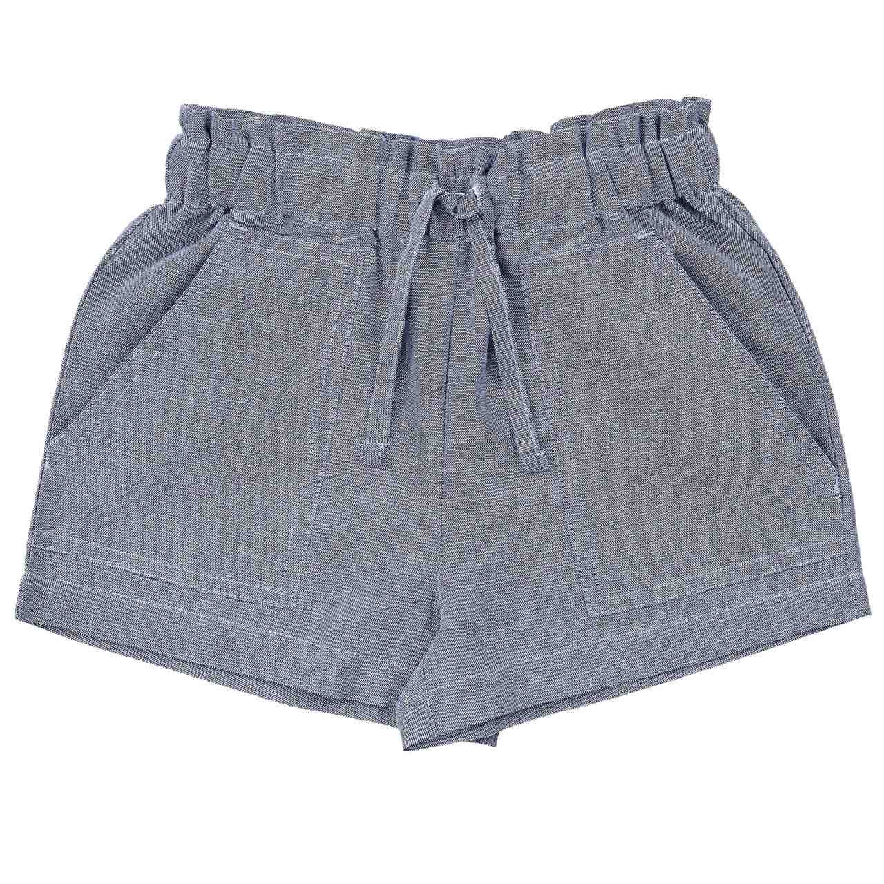 Leichte elegante Mädchen Shorts jeansblau