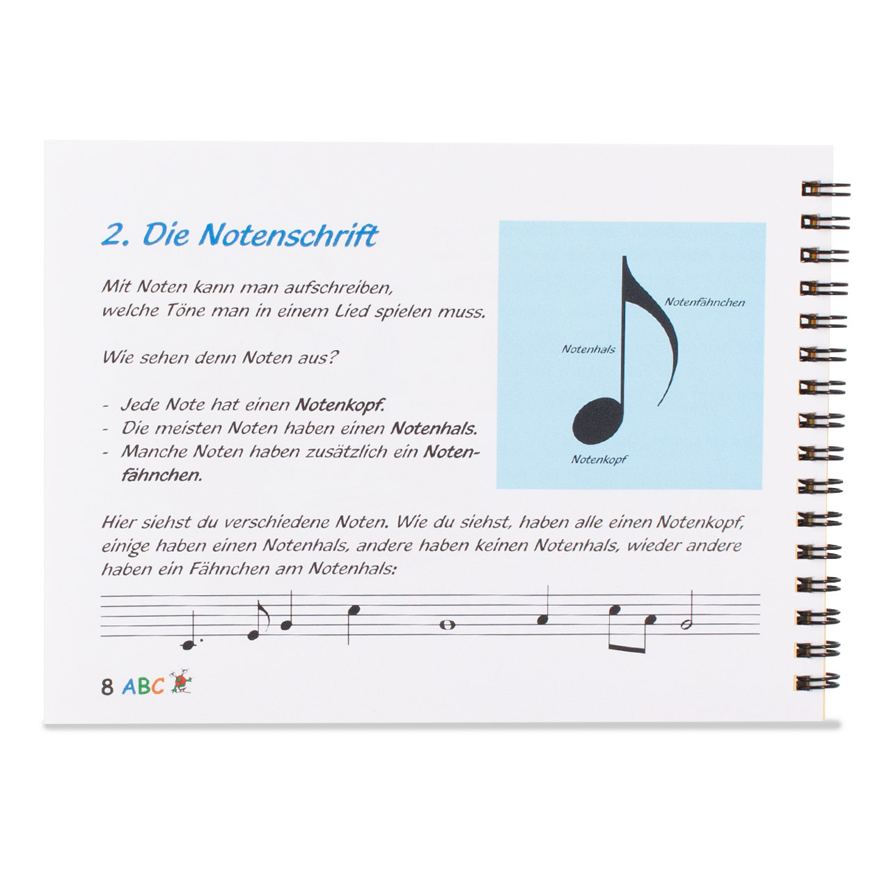 Einfach erklärt - Musiklehre Musikbuch ab 6 Jahre mit CD