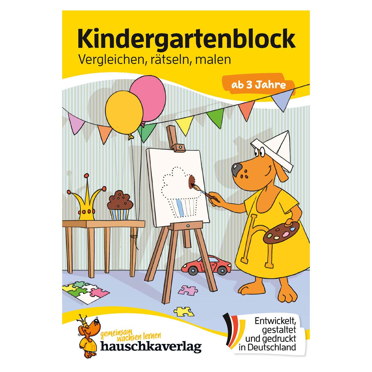 Kindergarten Mal- und Rätselblock 3 Jahre