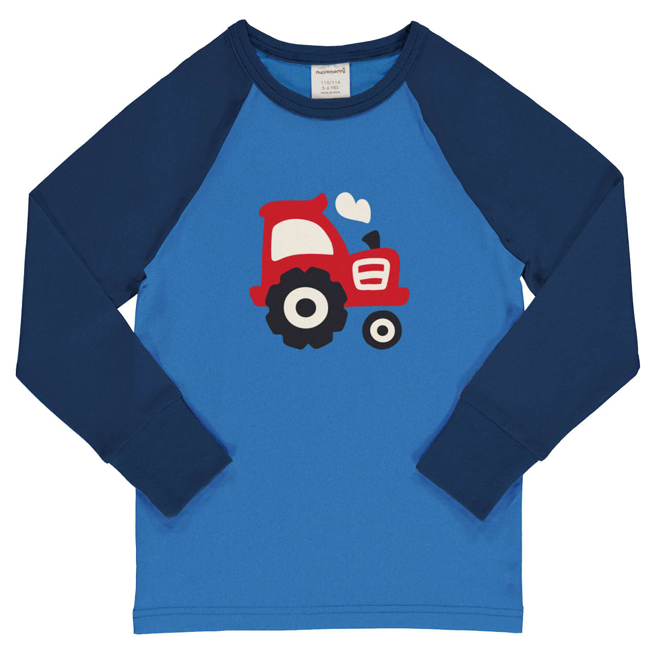 Raglanshirt langarm Tractor blau