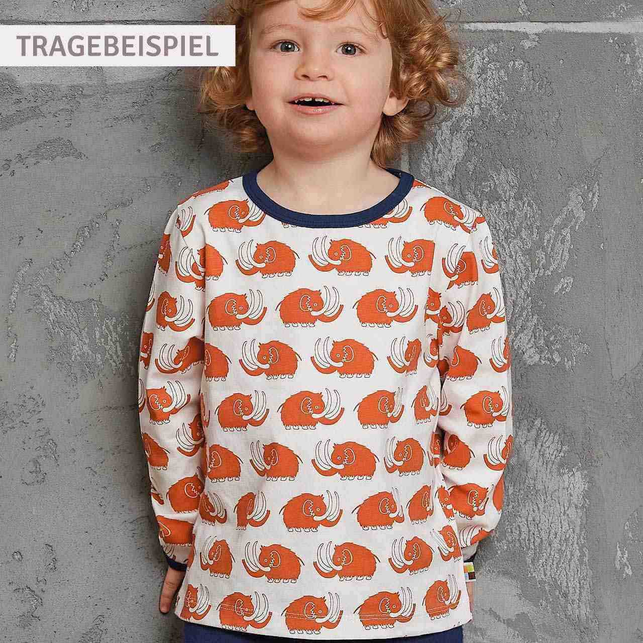 Feinripp Shirt weich und elastisch 100% Baumwolle orange