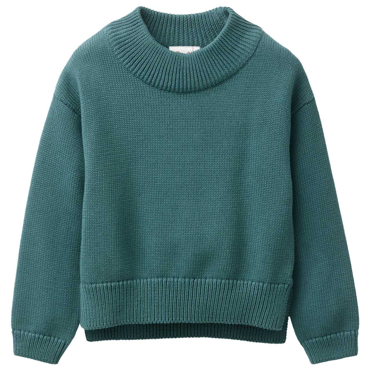 Weicher Strickpullover eukalyptus