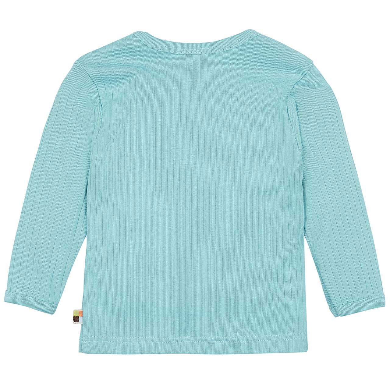 Weiches Langarmshirt Rippe Koala hellblau