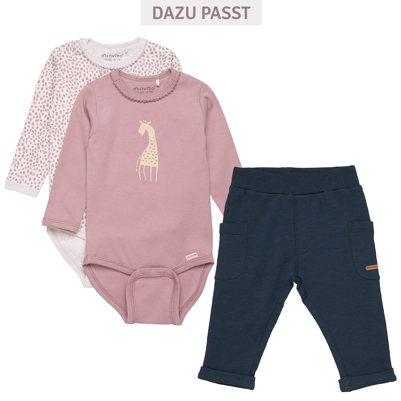 Babyhose Sweat Slub dunkelblau