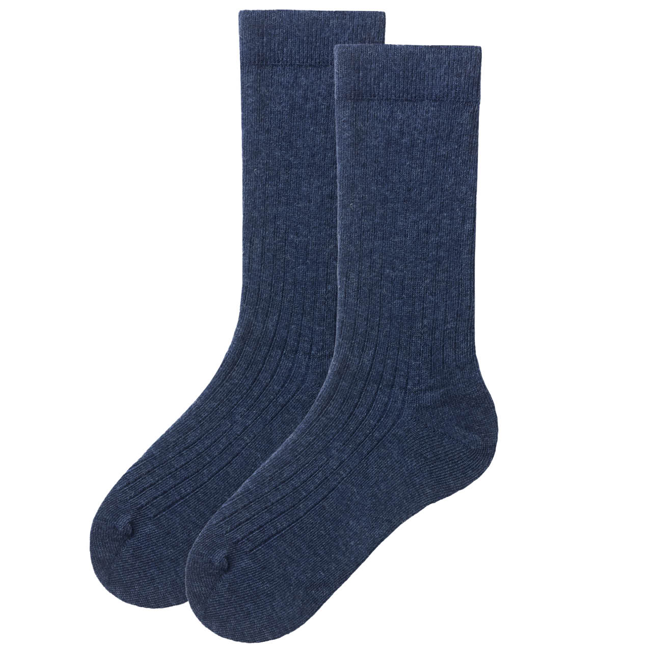 Doppelpack Socken Rippe blau-rosa