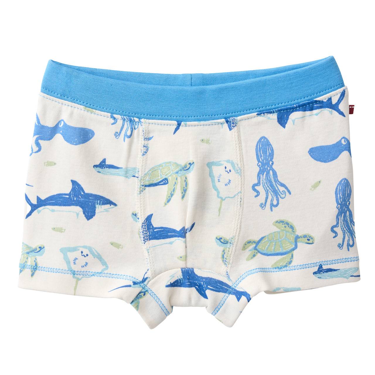 Boxershorts Doppelpack Meerestiere blau