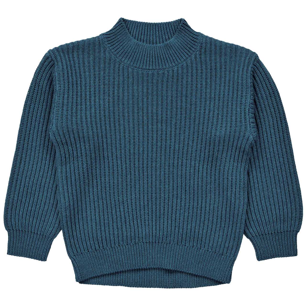 Kuscheliger Strick Pullover petrol melange Kuscheliger Strick Pullover petrol melange