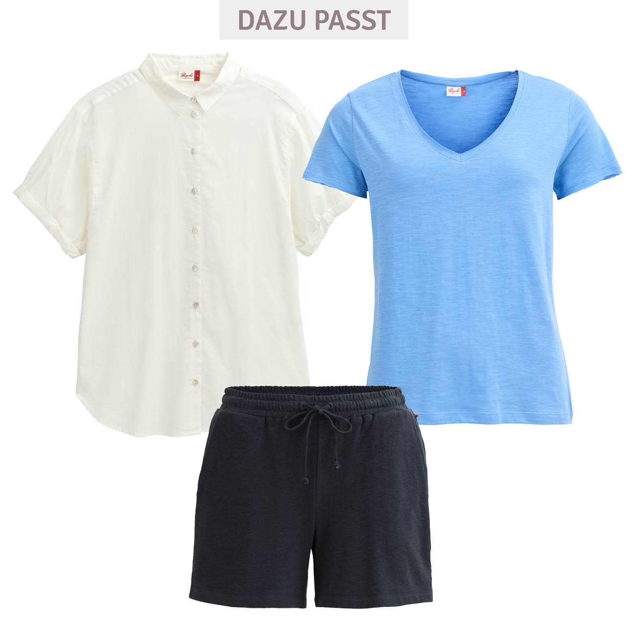 Weiche Damen Sweat Shorts dunkelblau