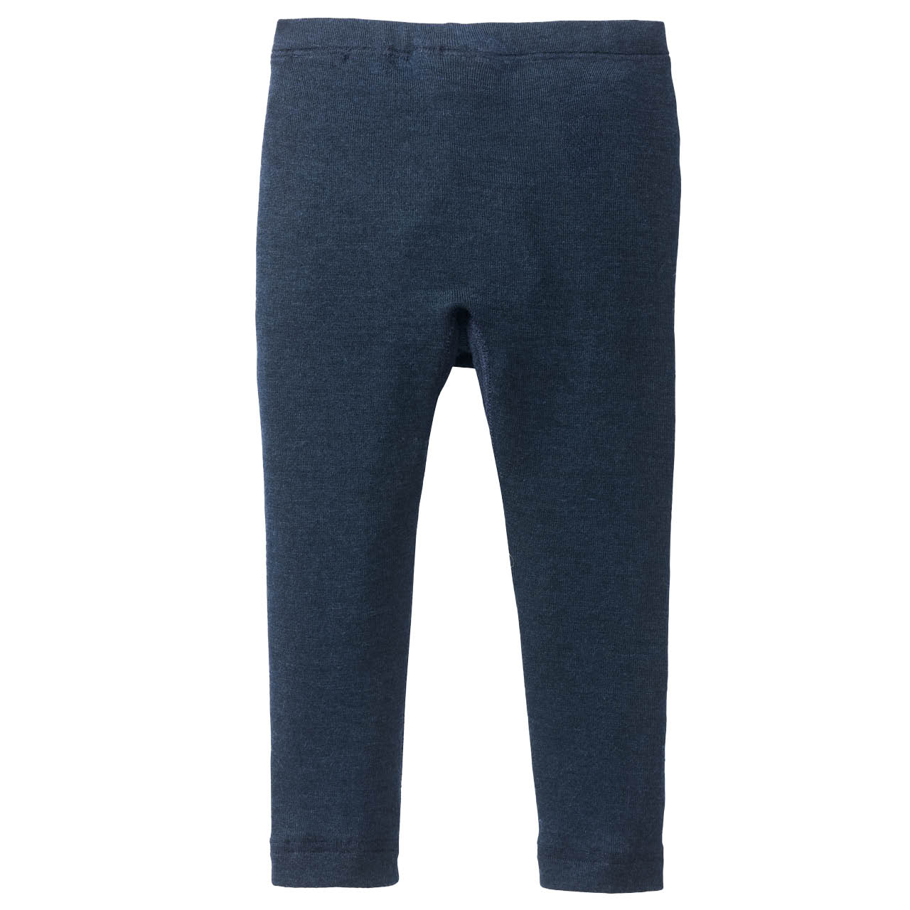 Wolle Seide Leggings dunkelblau