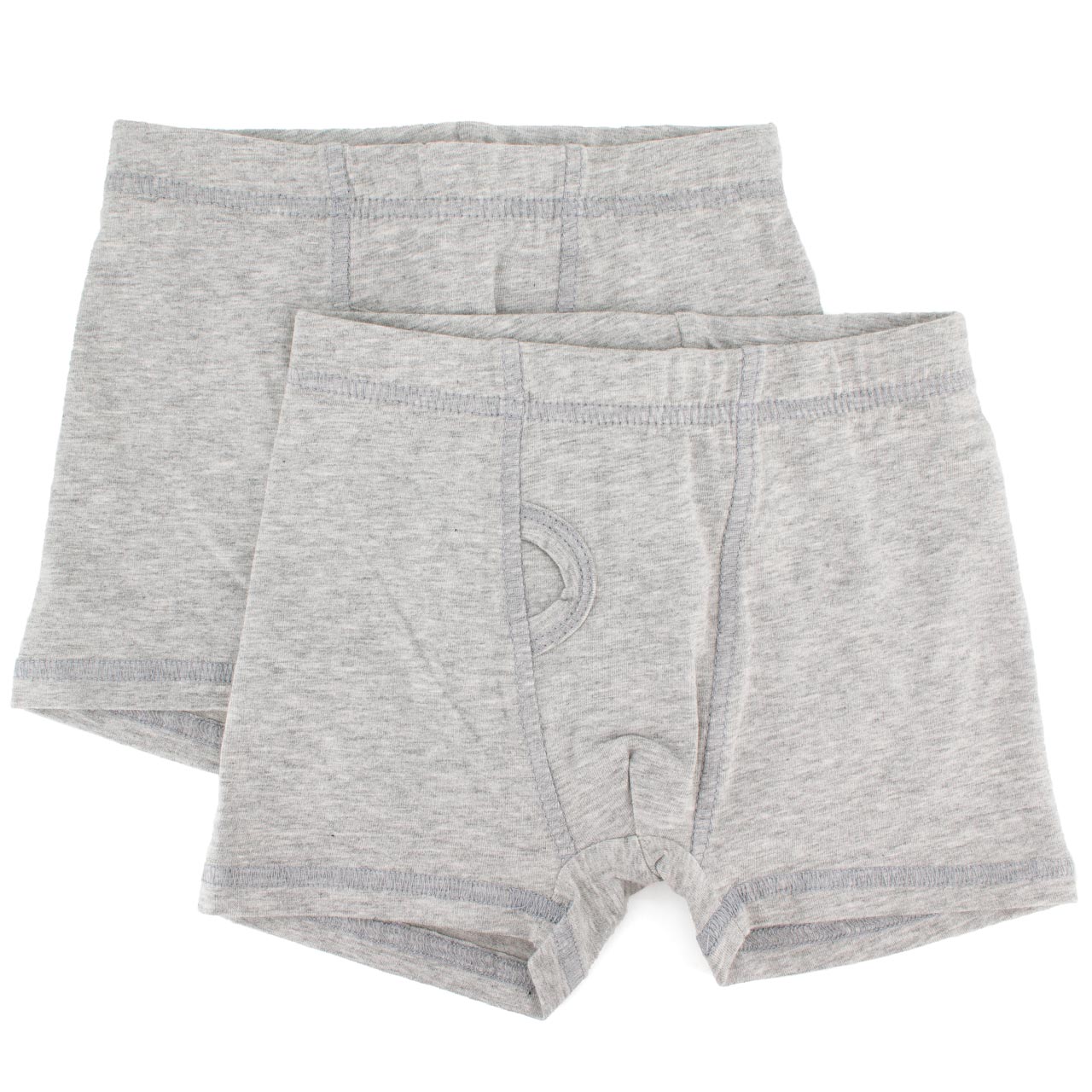 Jungen Doppelpack Boxershorts grau