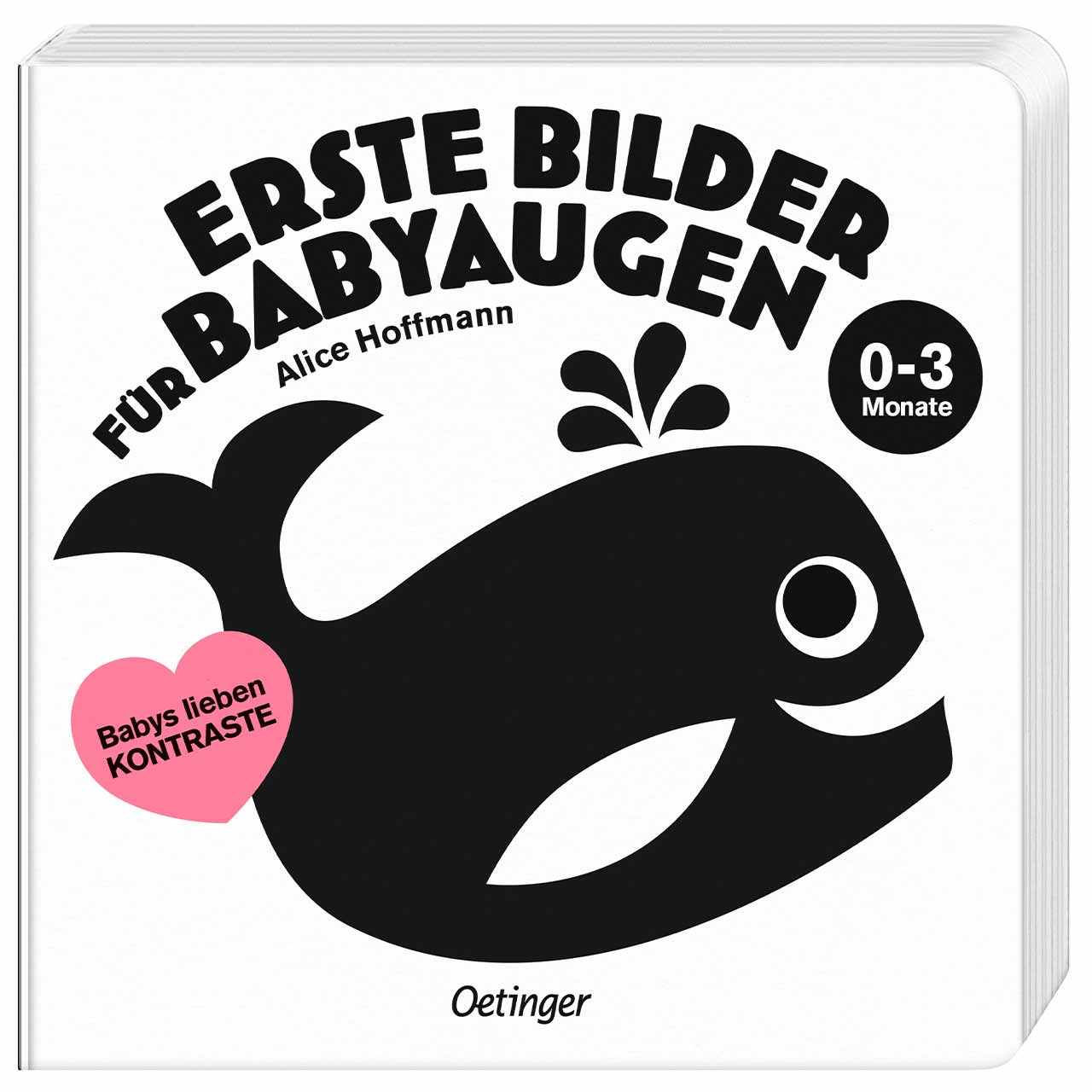 Erste Bilder für Babyaugen – Faltbares Bilderbuch 0-3 Monate