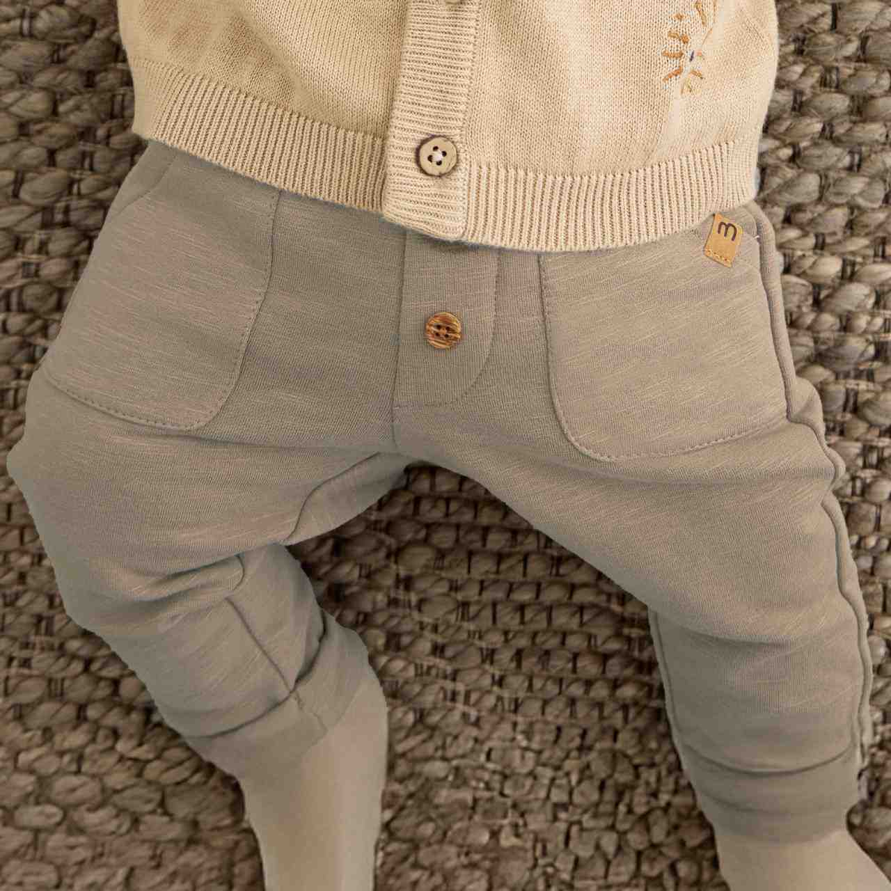 Babyhose Sweat hellbraun