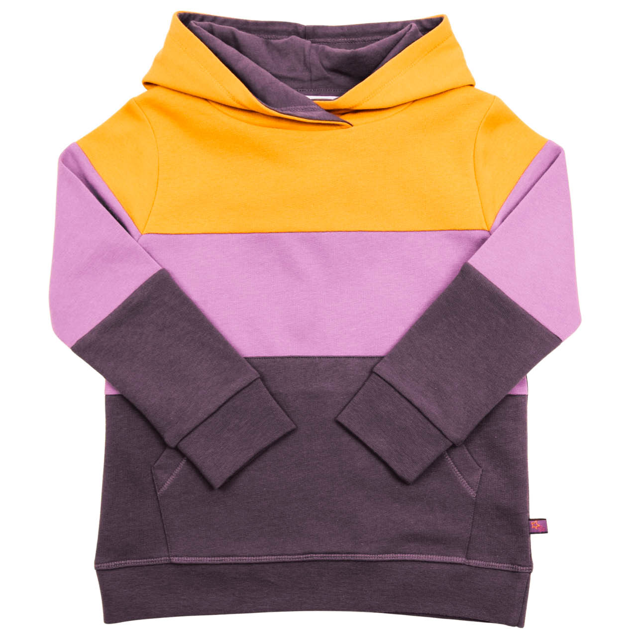 Sweat Pullover Colour-Blocking lila-violett