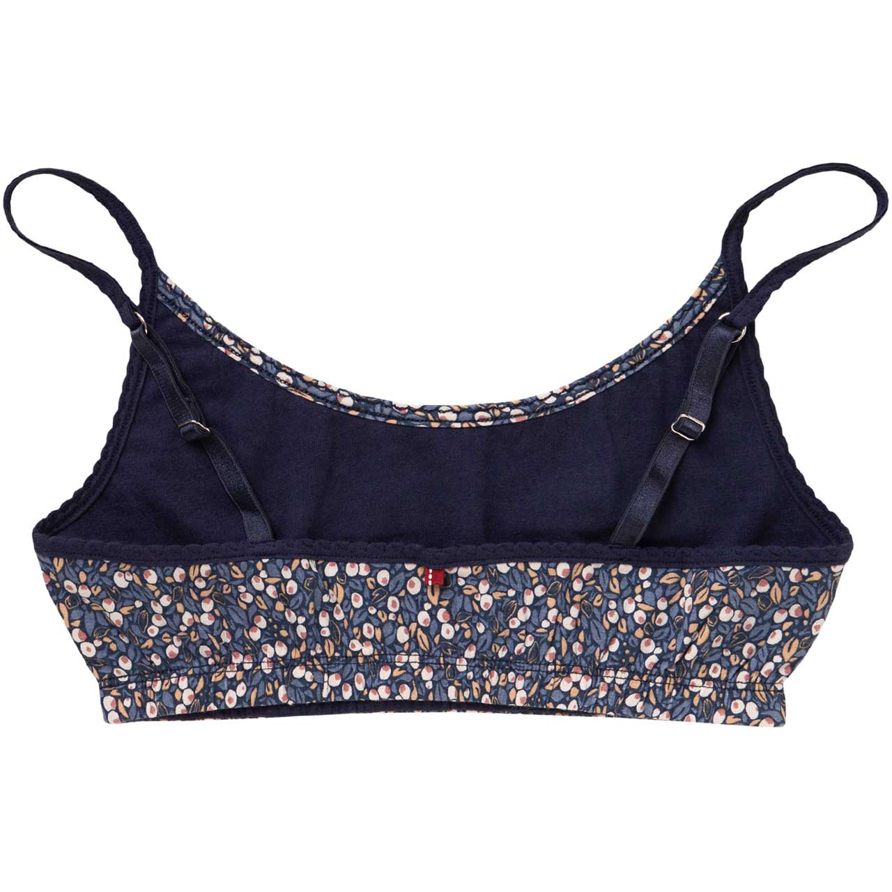 Damen Bralette mit Knospen in blau