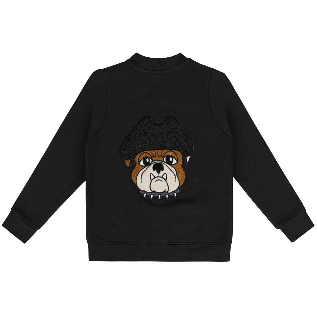 Bomberjacke Piraten Hund schwarz