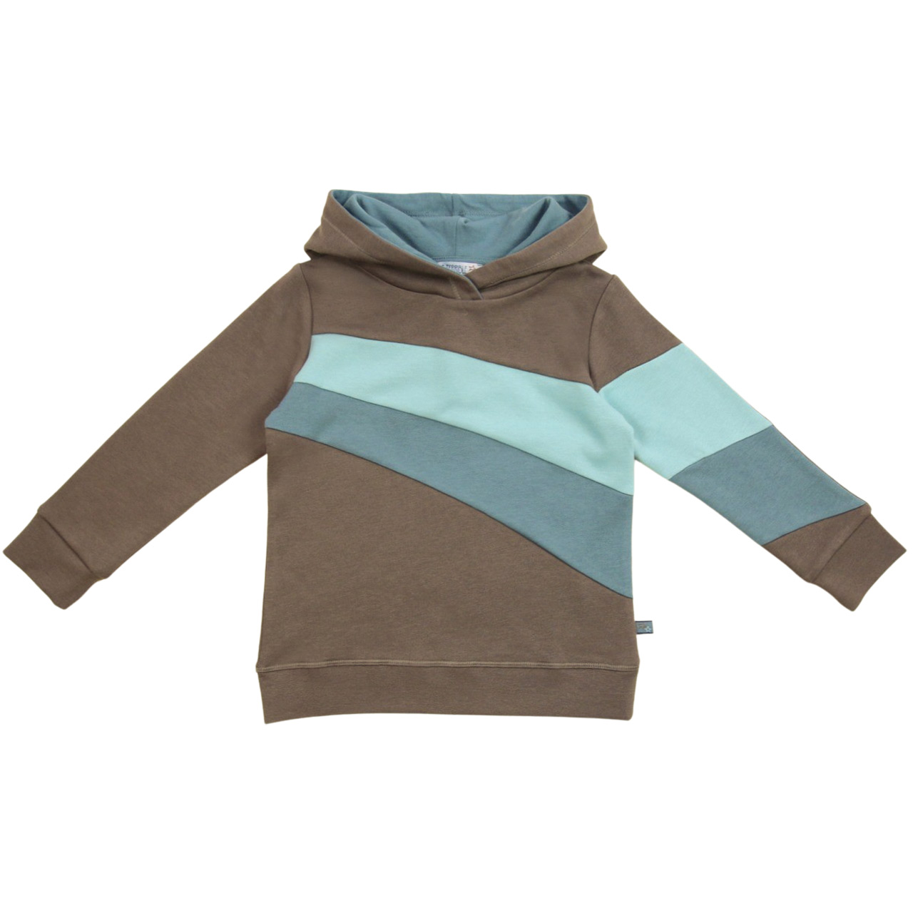 Sweat Pullover Colour-Blocking dunkelgrau