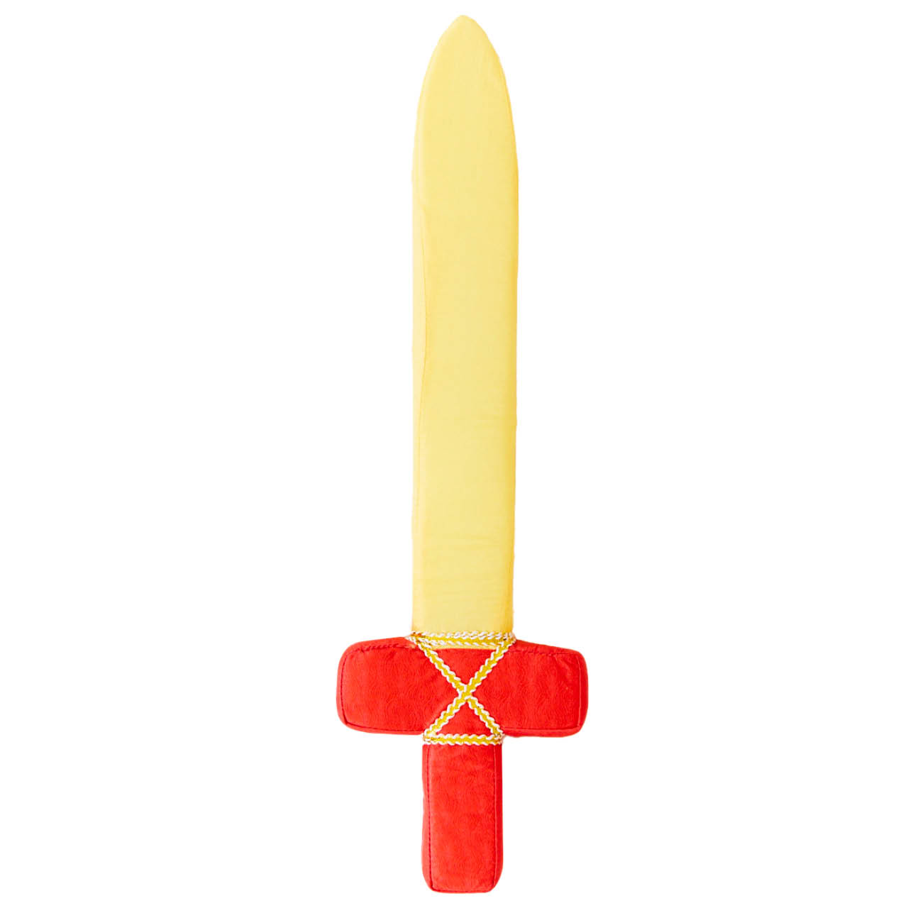 Rotes Ritterschwert weich aus Seide 43 cm
