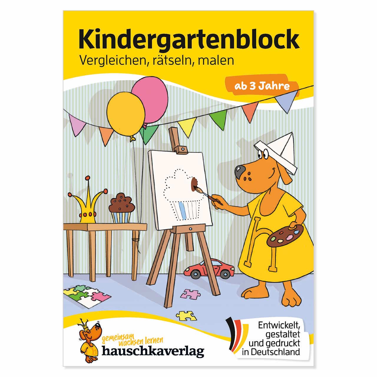 Kindergarten Mal- und Rätselblock 3 Jahre