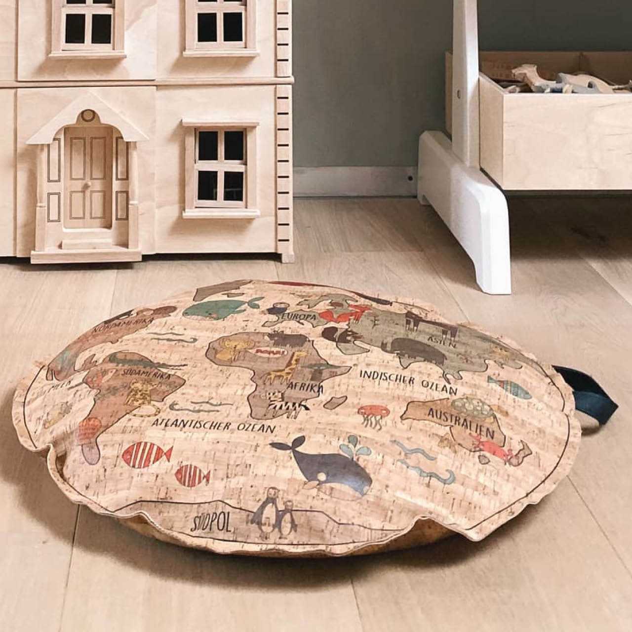 Kinder Sitzkissen Weltreise 60 cm