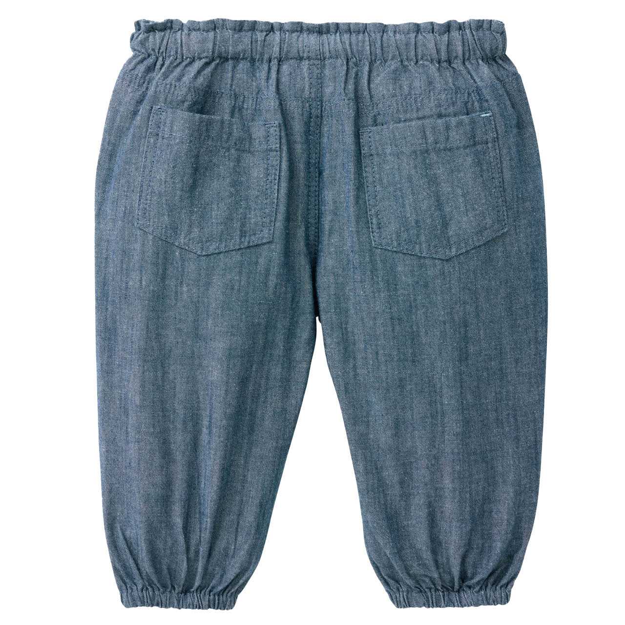 Leichte lockere Hose jeansblau melange