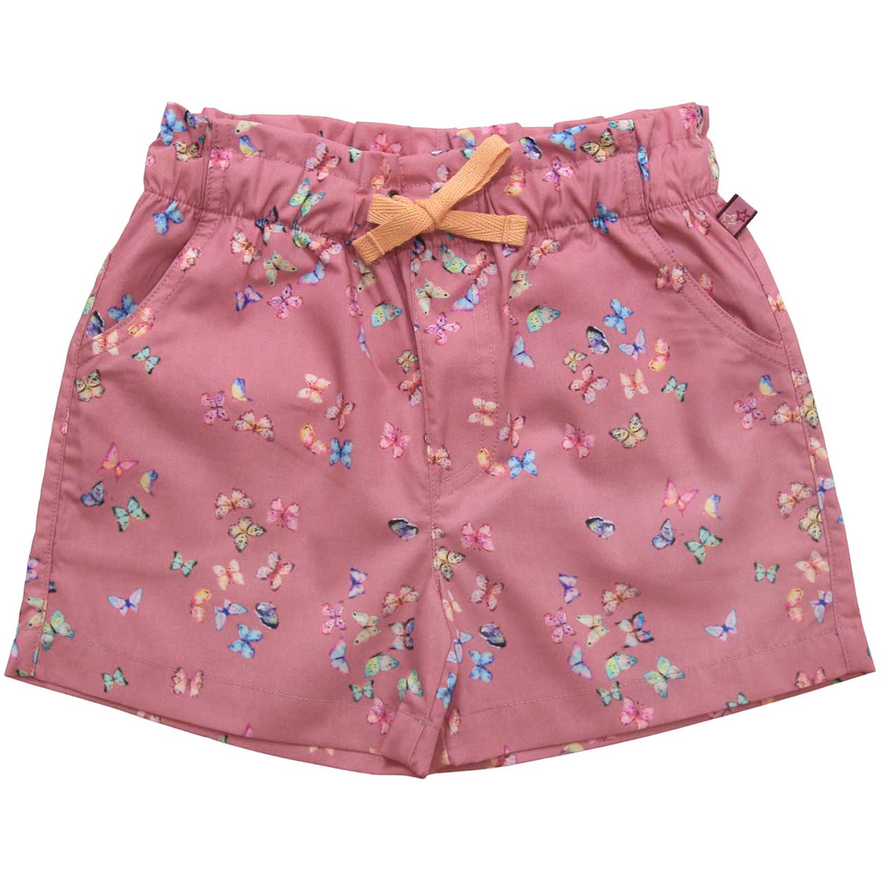 Leichte Popeline Shorts Schmetterlinge