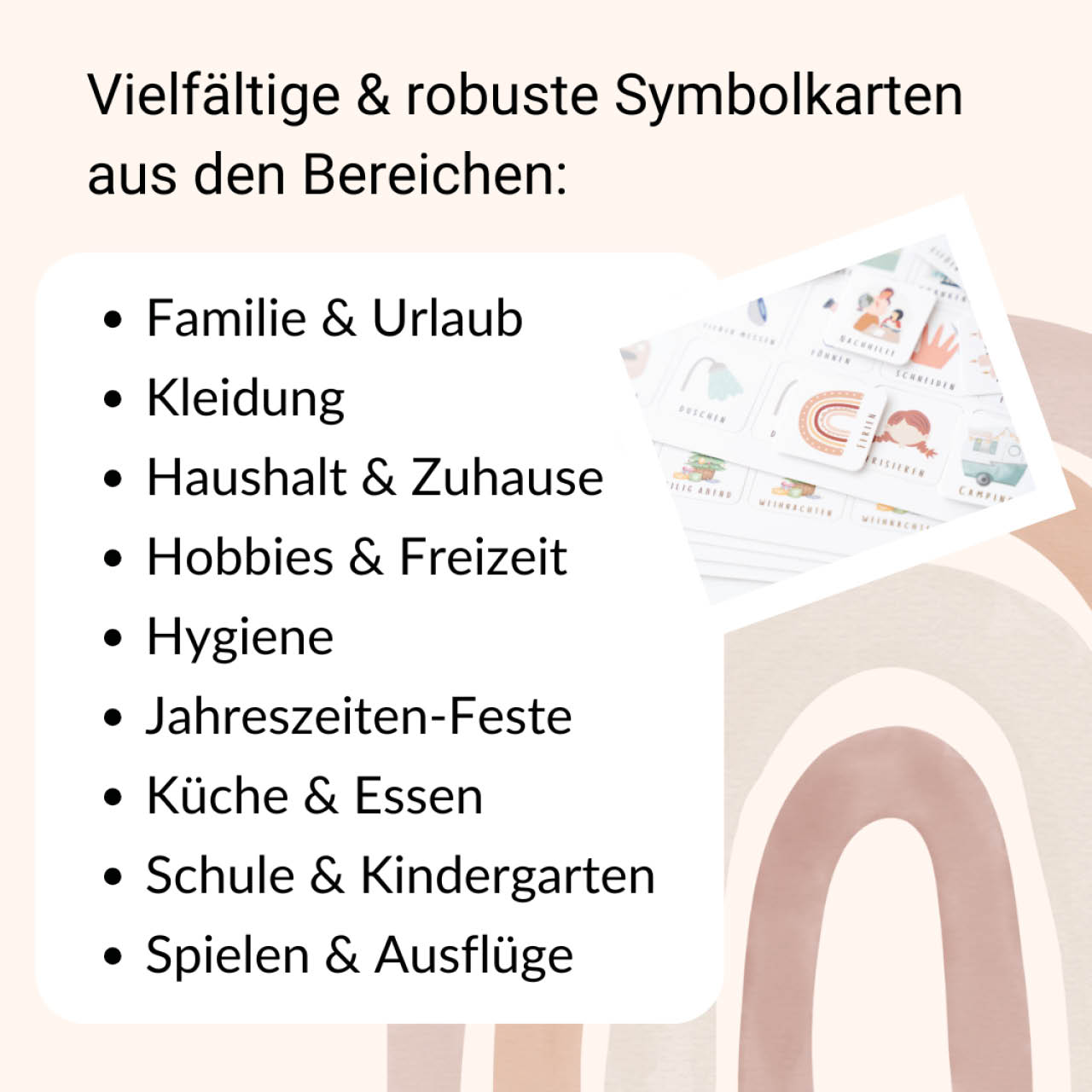 Wochenplaner mit Regenbogen Motiv und 3 Routineplänen