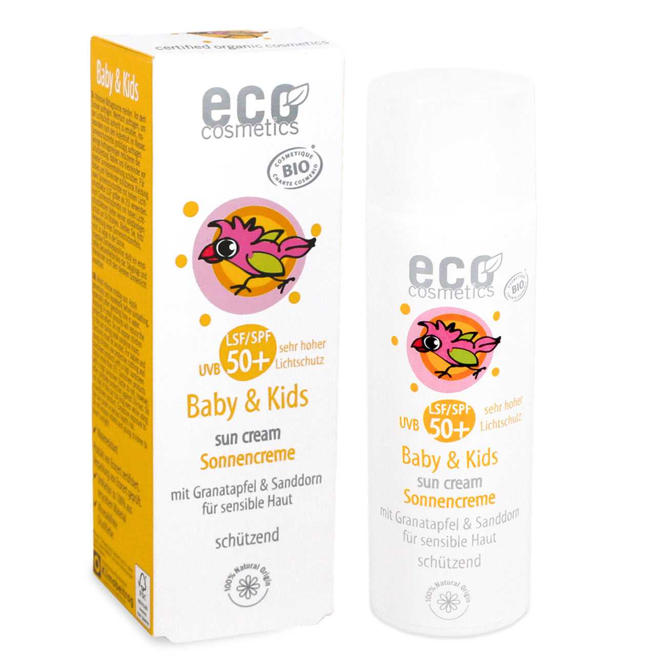 Mineralische Sonnencreme für Babys und Kinder LSF 50+