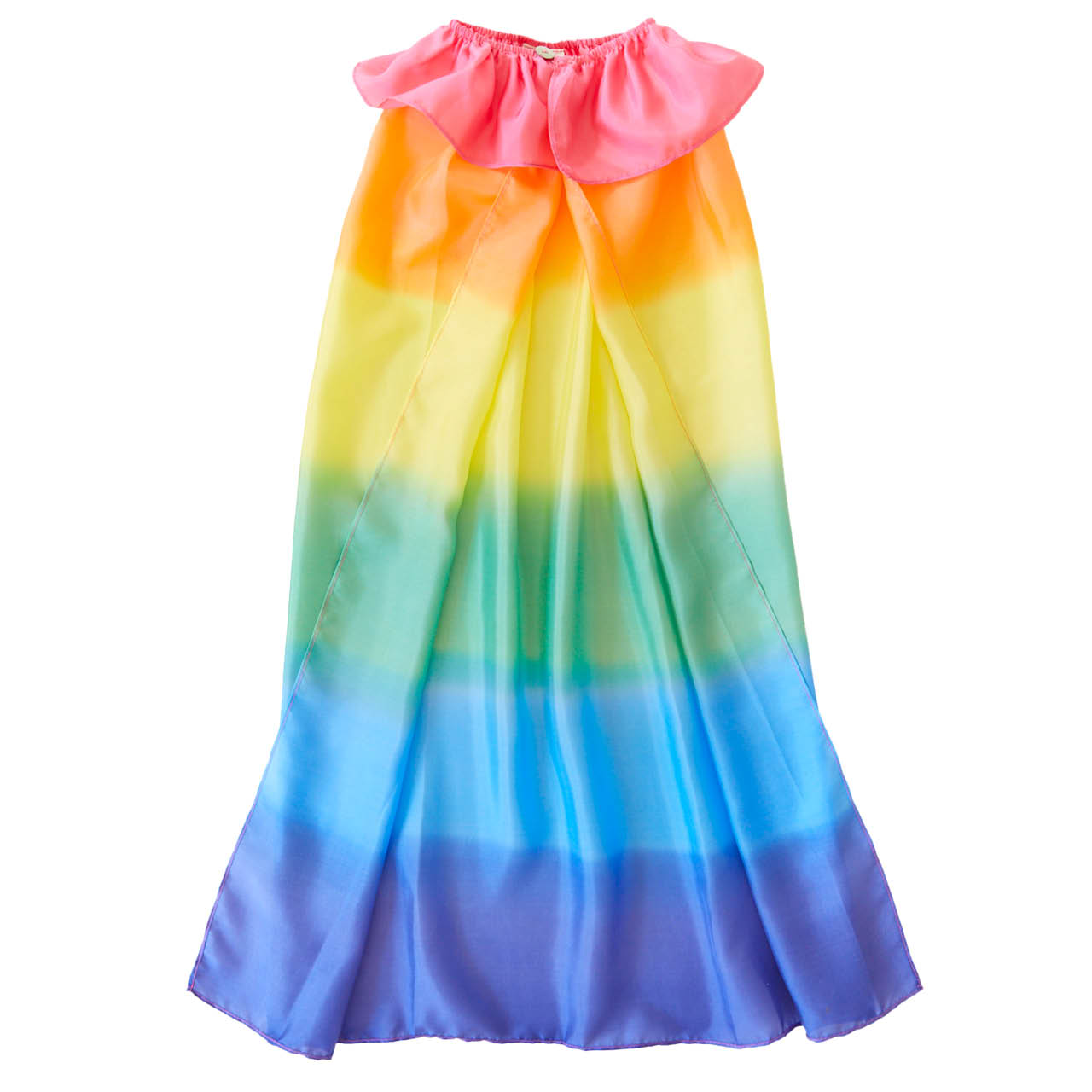 Regenbogen Umhang aus Seide