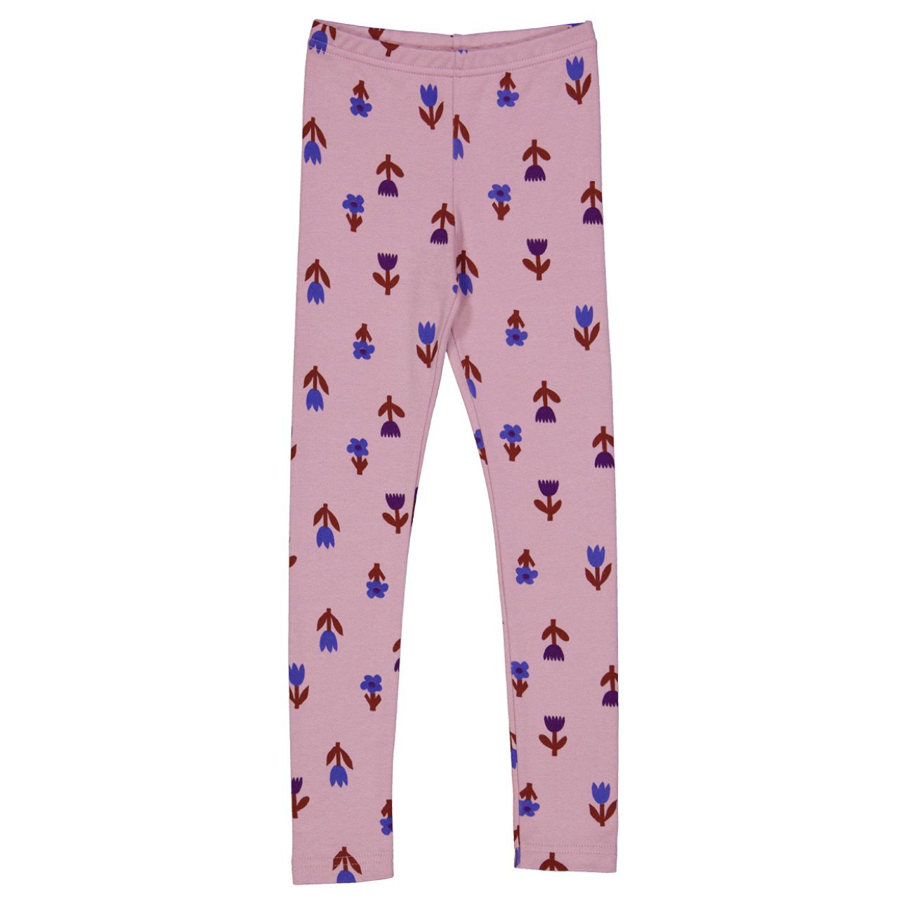 Weiche Leggings Blumen rosa