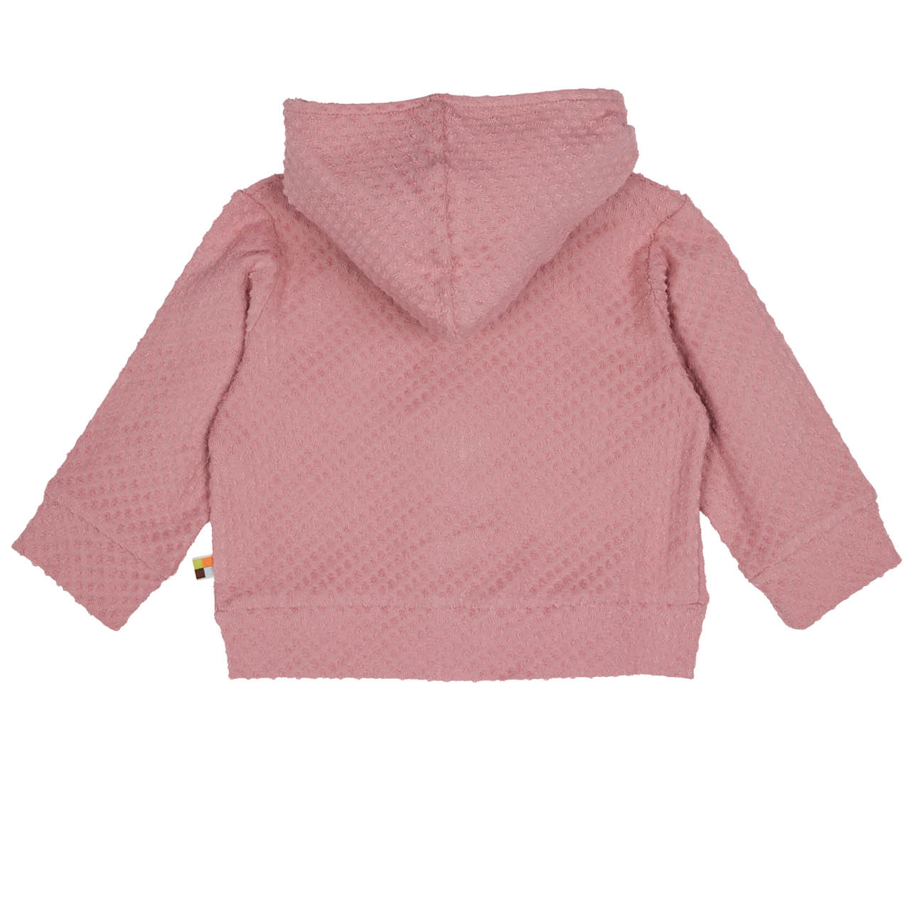 Weiche Kapuzenjacke Frottee rosa