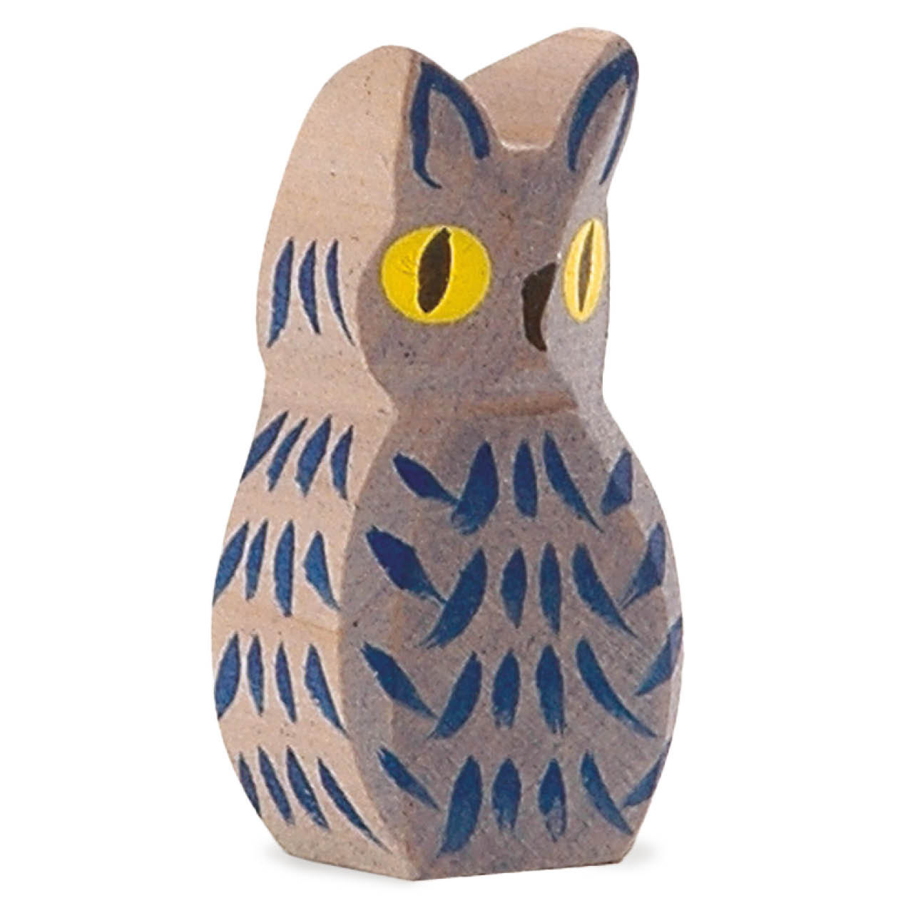Eule blau 5,5 cm hoch
