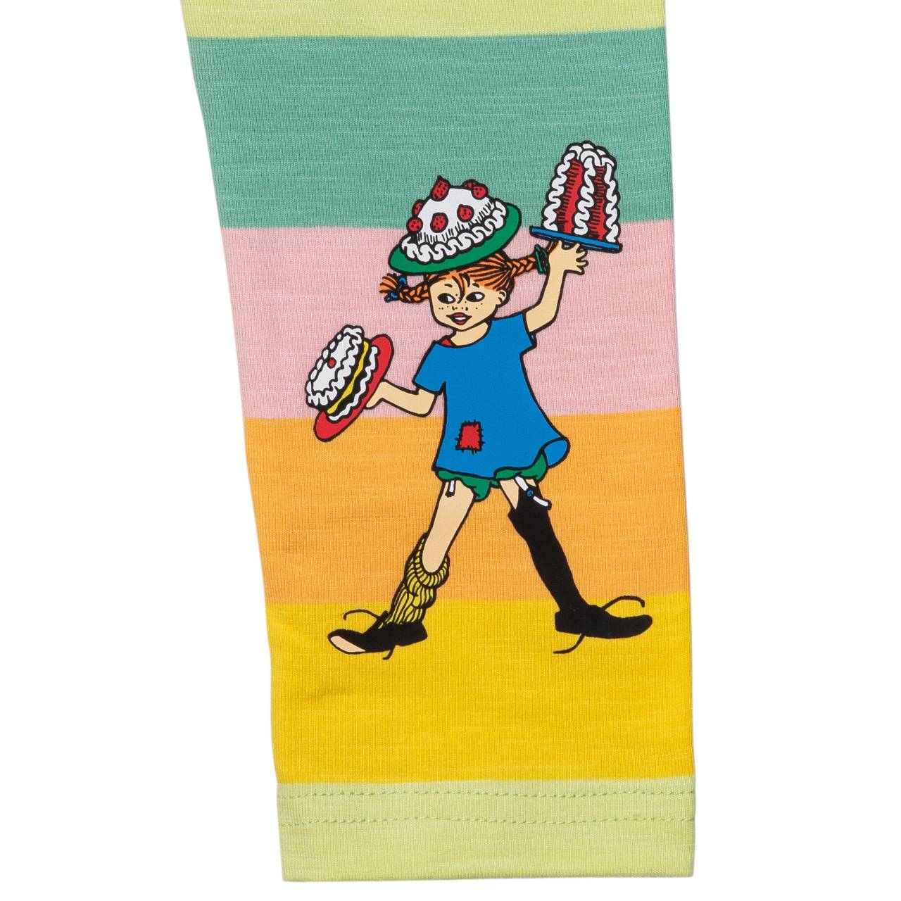 Leggings elastisch Regenbogen Pippi Langstrumpf