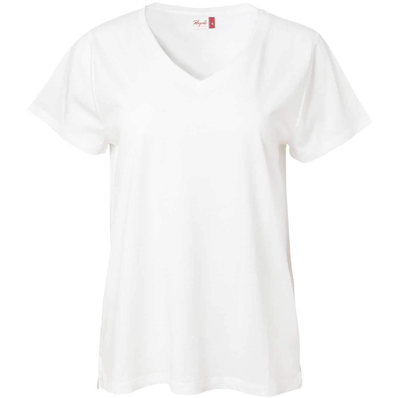 Lockeres Damen T-Shirt weiß